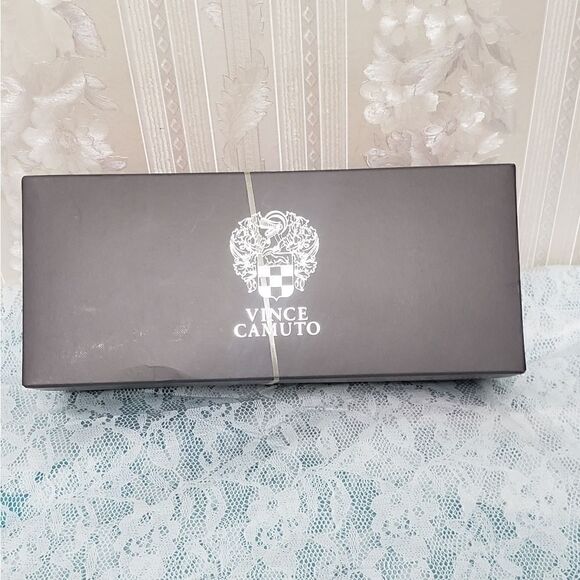 Vince Camuto Carran Espadrilles Sandals Slides NIB Red Size 7.5M - Picture 8 of 10